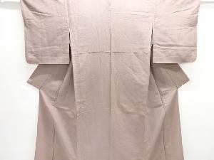 アンティーク　手織り紬一つ紋単衣着物